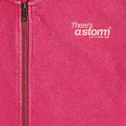 there's a storm you'll never see. Muted Drift Zip Hoodie – Rose Red