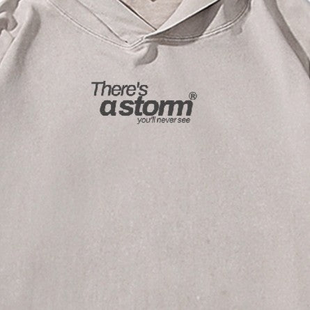 there's a storm you'll never see. Muted Feel Hoodie – Apricot